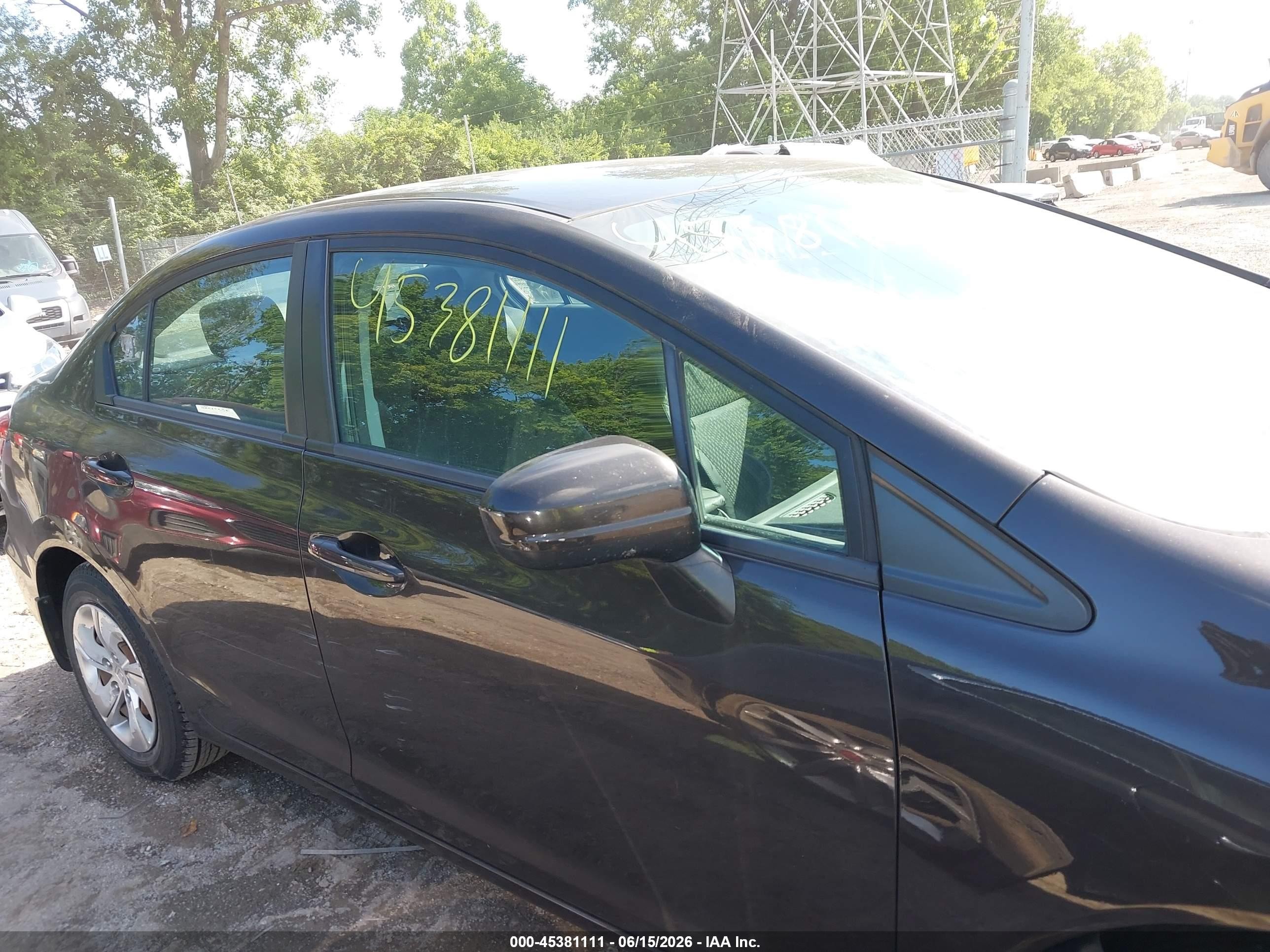 2014 Honda Civic Lx Коричневый vin: 2HGFB2F54EH511167
