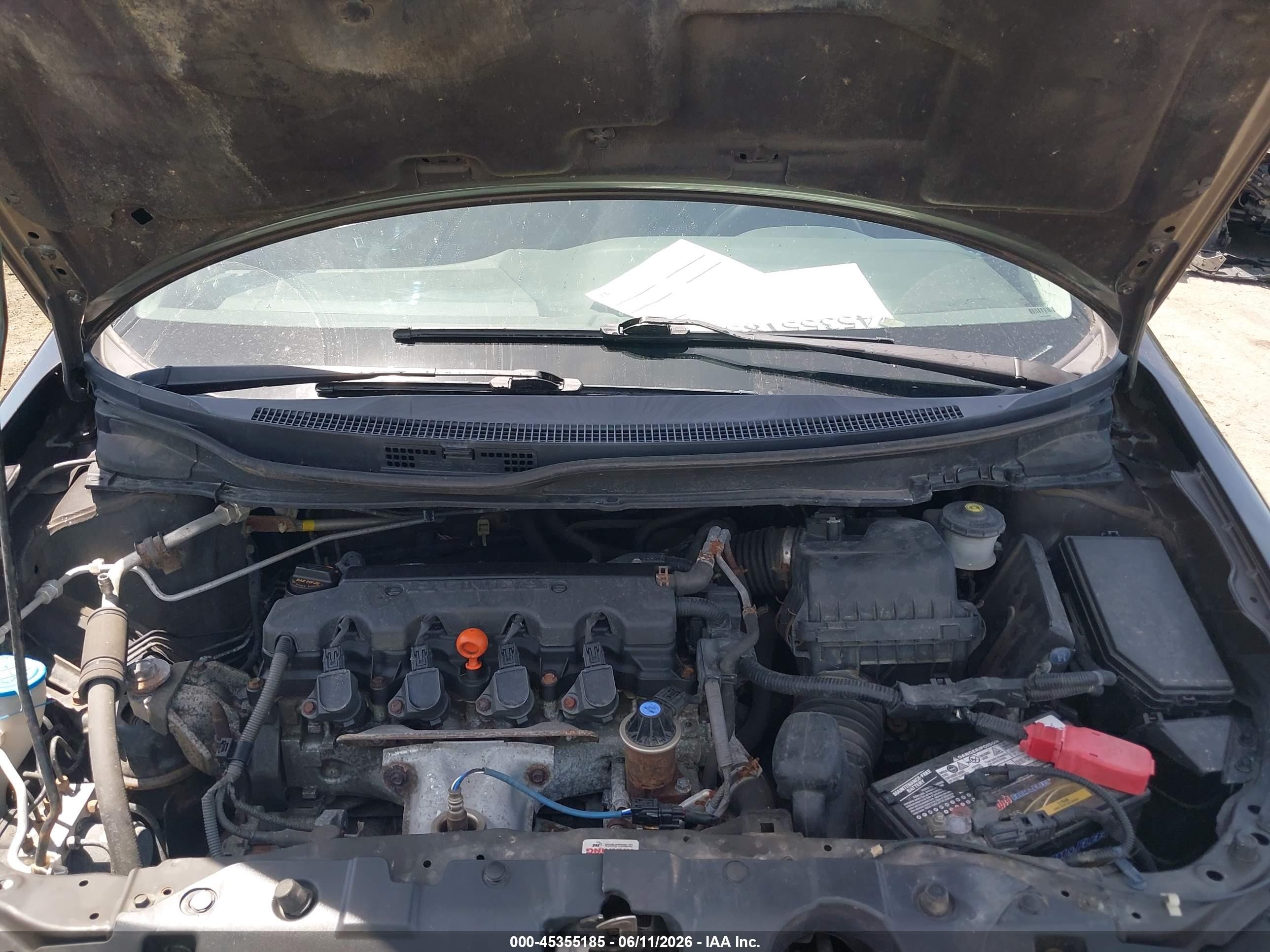 2014 Honda Civic Lx Brown vin: 2HGFB2F54EH515056