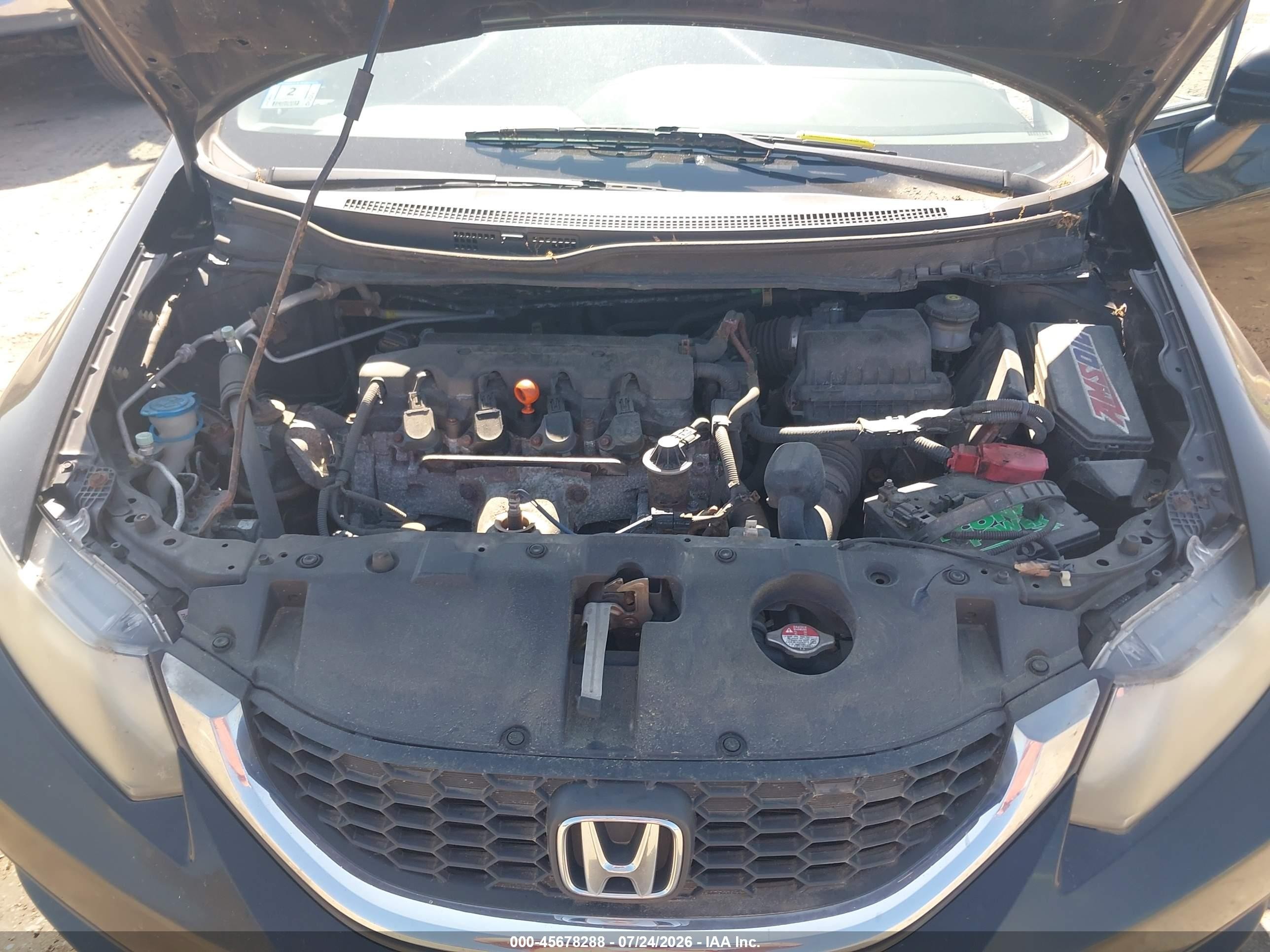 2014 Honda Civic Lx Black vin: 2HGFB2F54EH517471