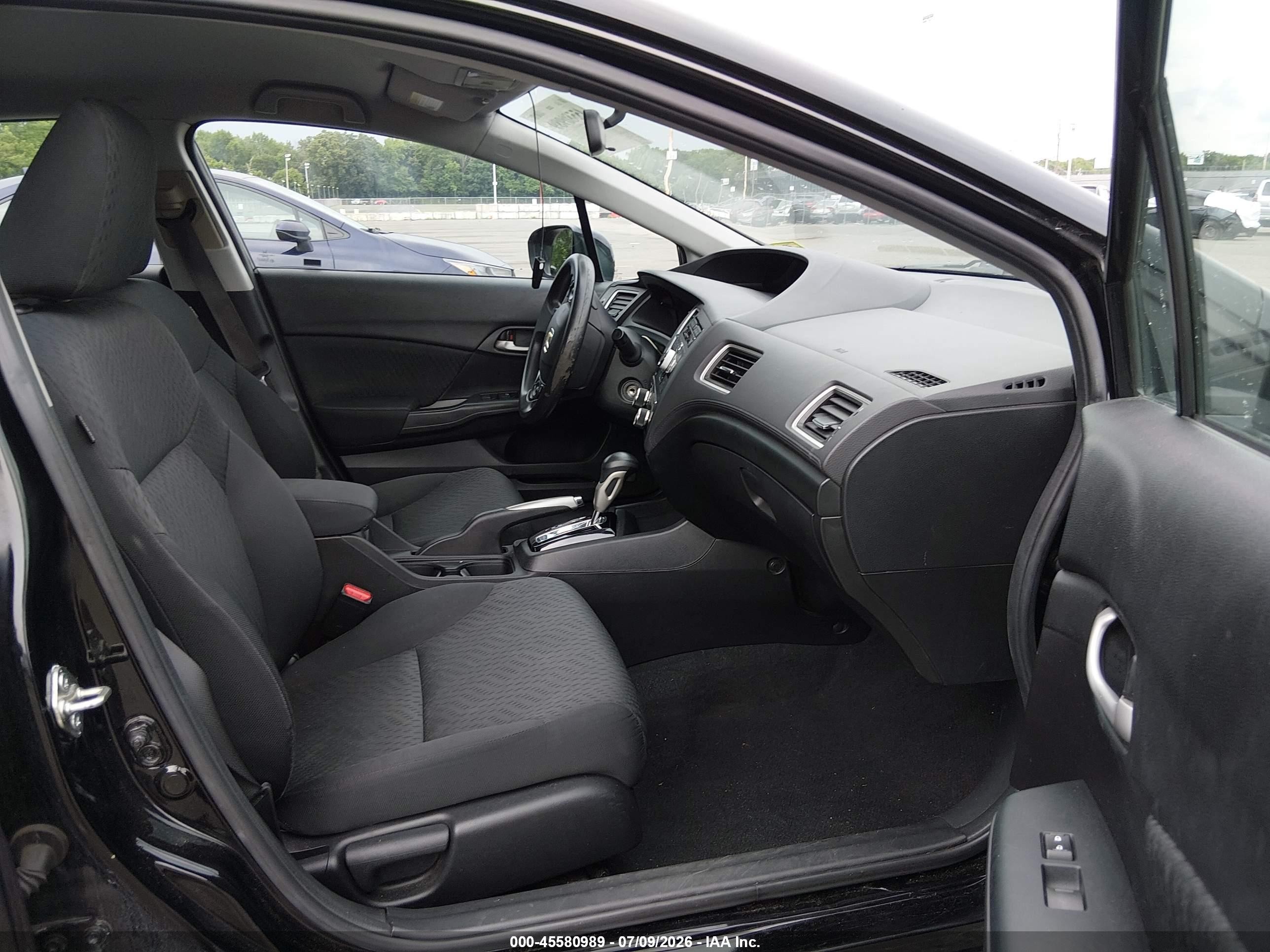 2014 Honda Civic Lx Black vin: 2HGFB2F54EH519026