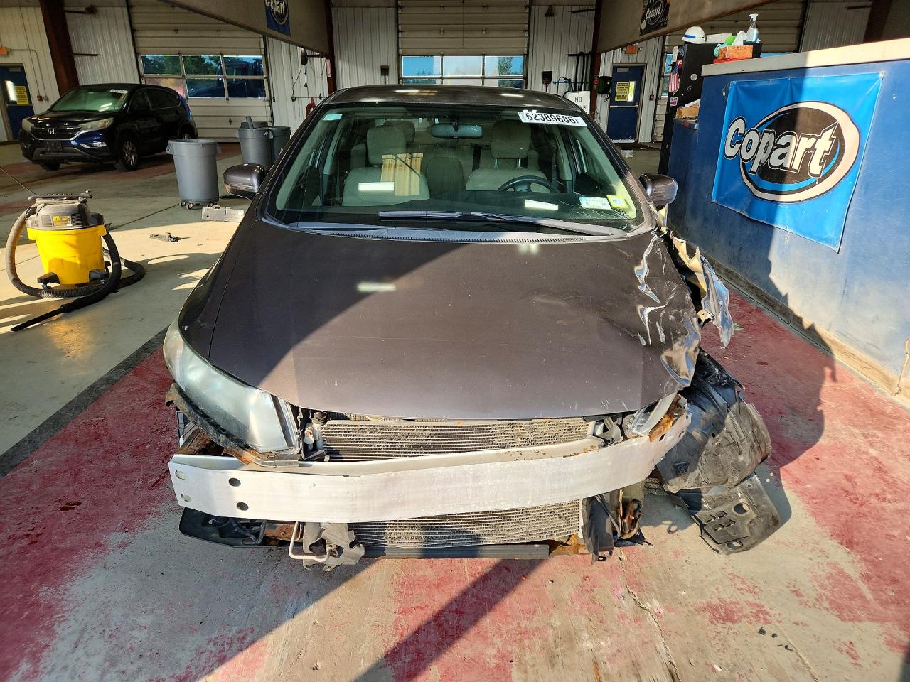 2014 Honda Civic Lx Beige vin: 2HGFB2F54EH525005