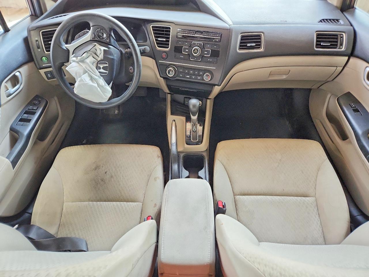 2014 Honda Civic Lx Beige vin: 2HGFB2F54EH525005