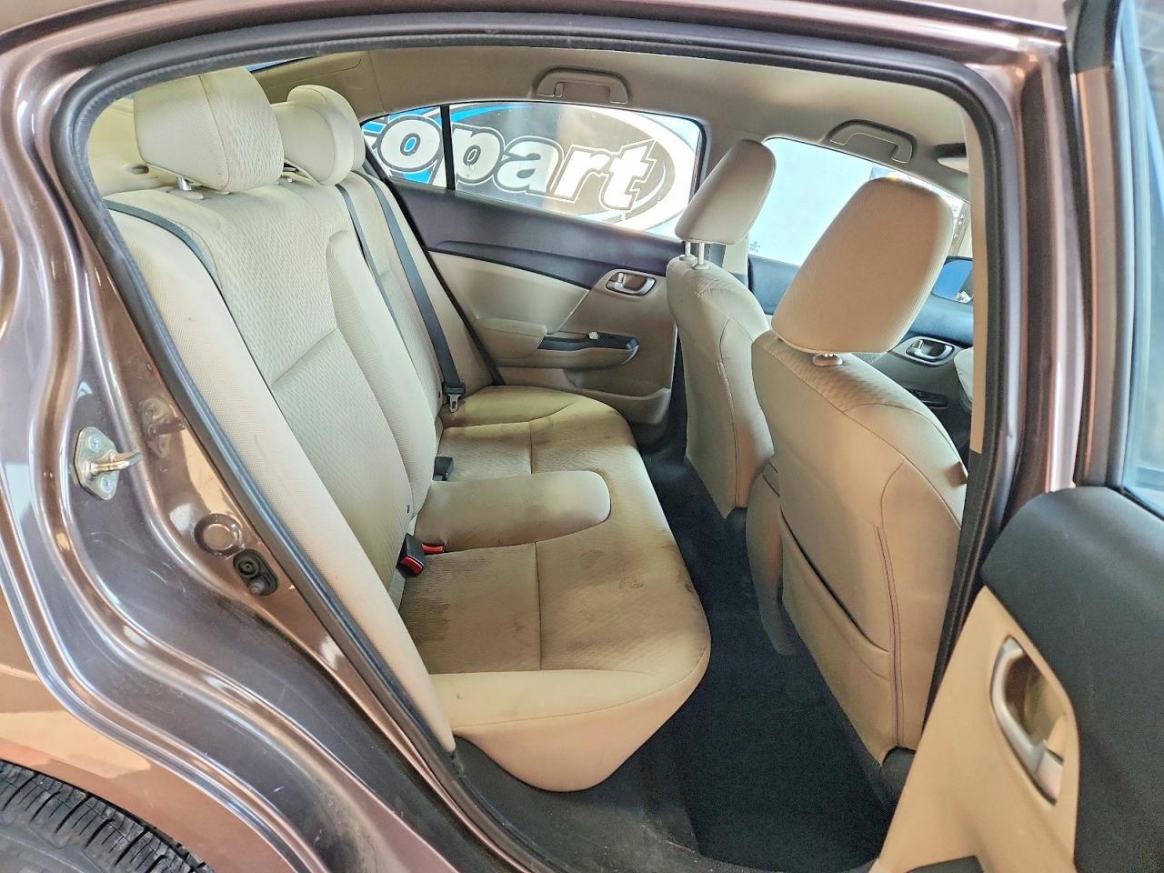 2014 Honda Civic Lx Beige vin: 2HGFB2F54EH525005
