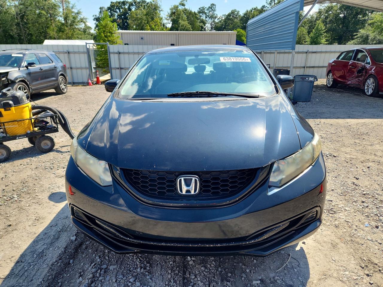 2014 Honda Civic Lx Black vin: 2HGFB2F54EH534402