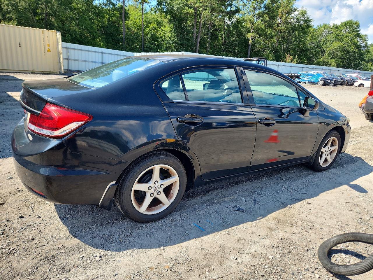 2014 Honda Civic Lx Black vin: 2HGFB2F54EH534402