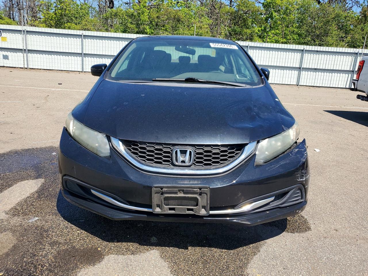 2014 Honda Civic Lx Черный vin: 2HGFB2F54EH554519