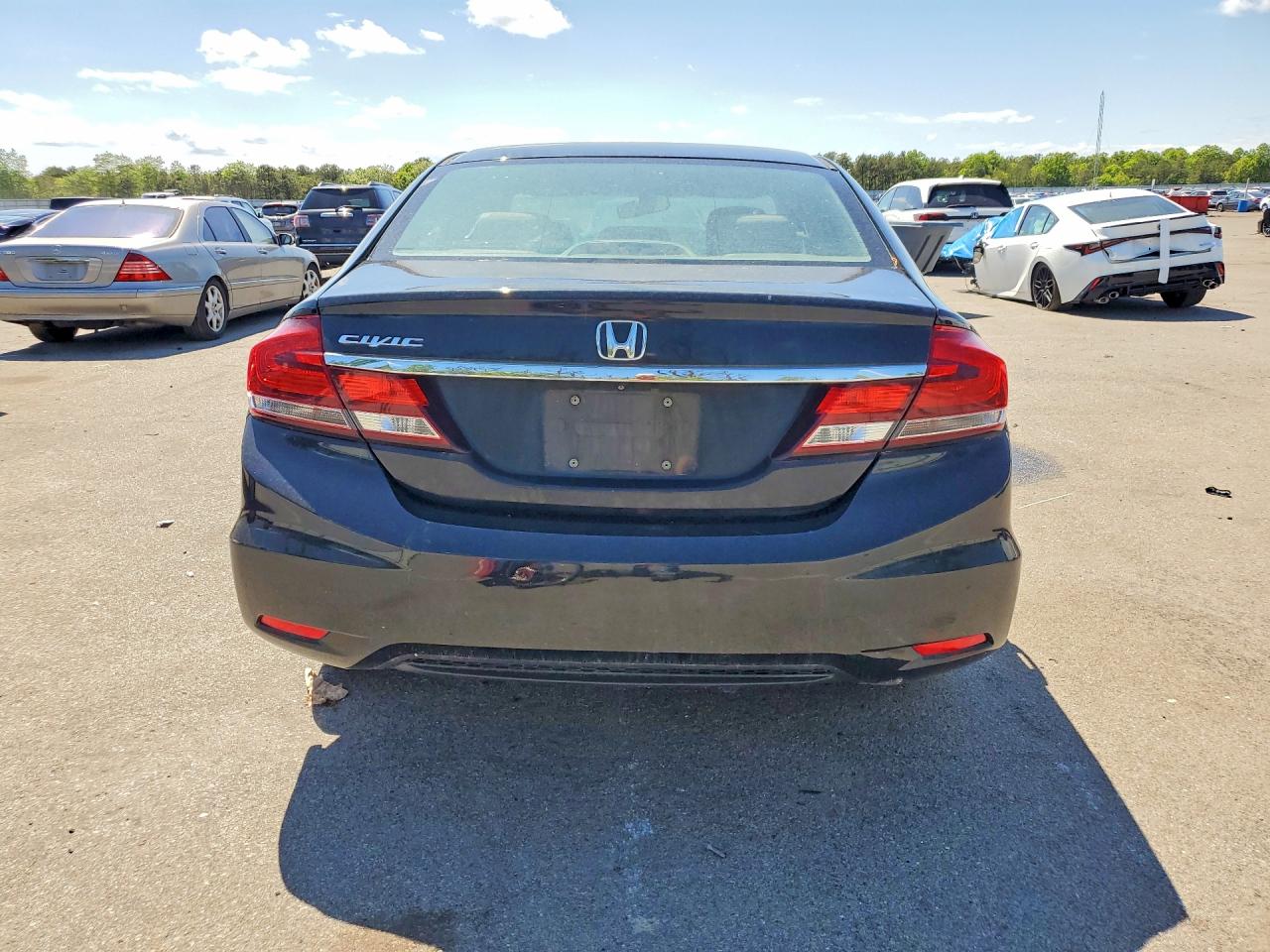 2014 Honda Civic Lx Черный vin: 2HGFB2F54EH554519