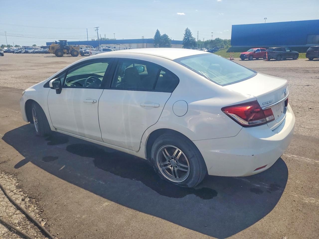 2014 Honda Civic Lx Белый vin: 2HGFB2F54EH557209