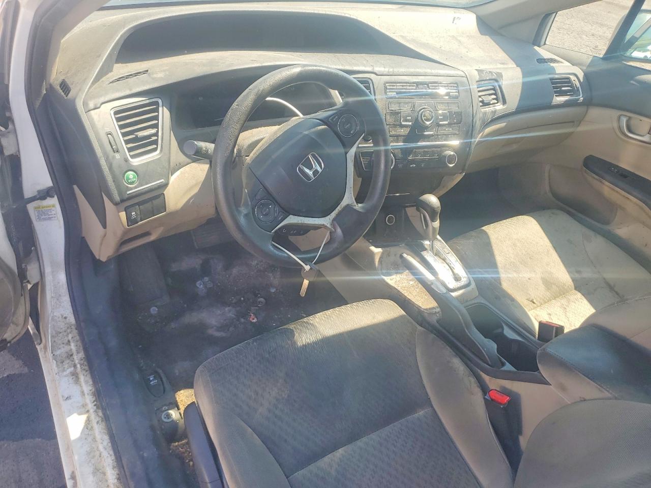 2014 Honda Civic Lx Белый vin: 2HGFB2F54EH557209