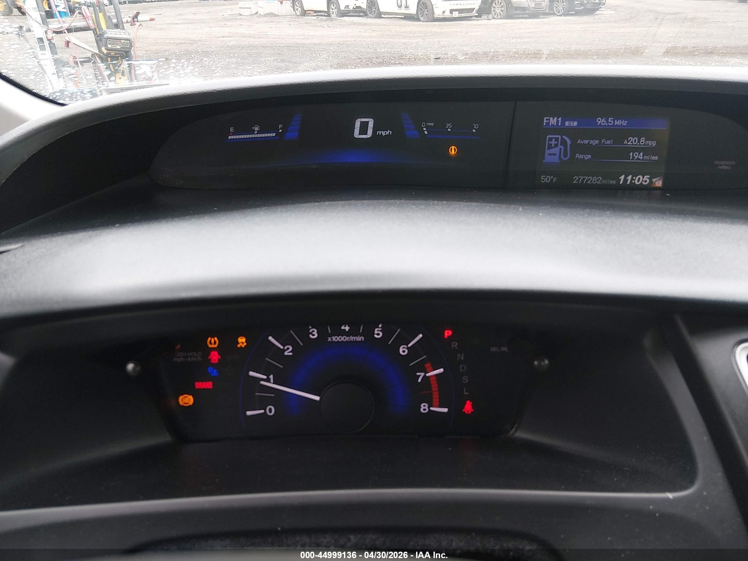 2014 Honda Civic Lx Blue vin: 2HGFB2F54EH557453
