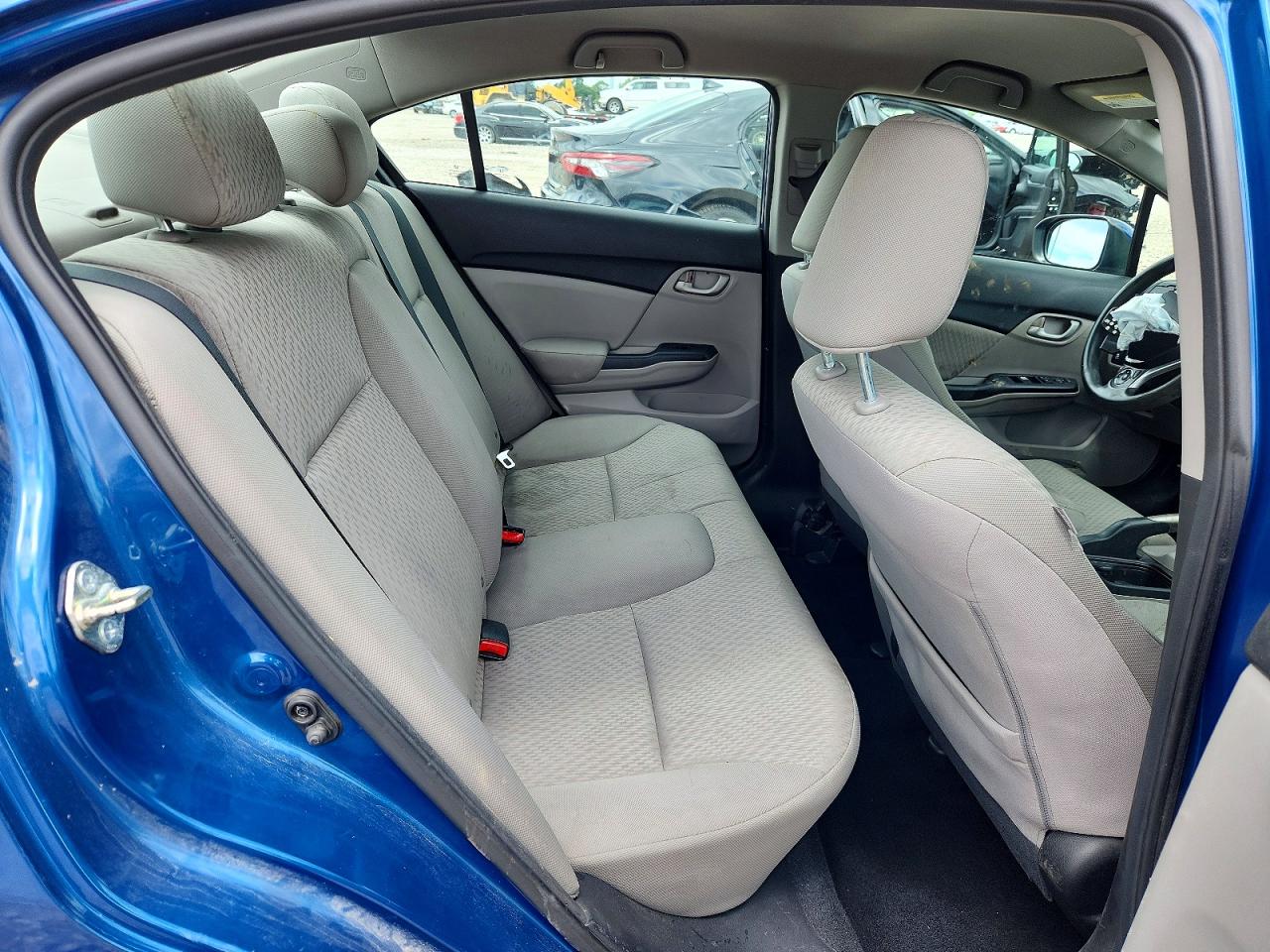 2014 Honda Civic Lx Blue vin: 2HGFB2F54EH558716