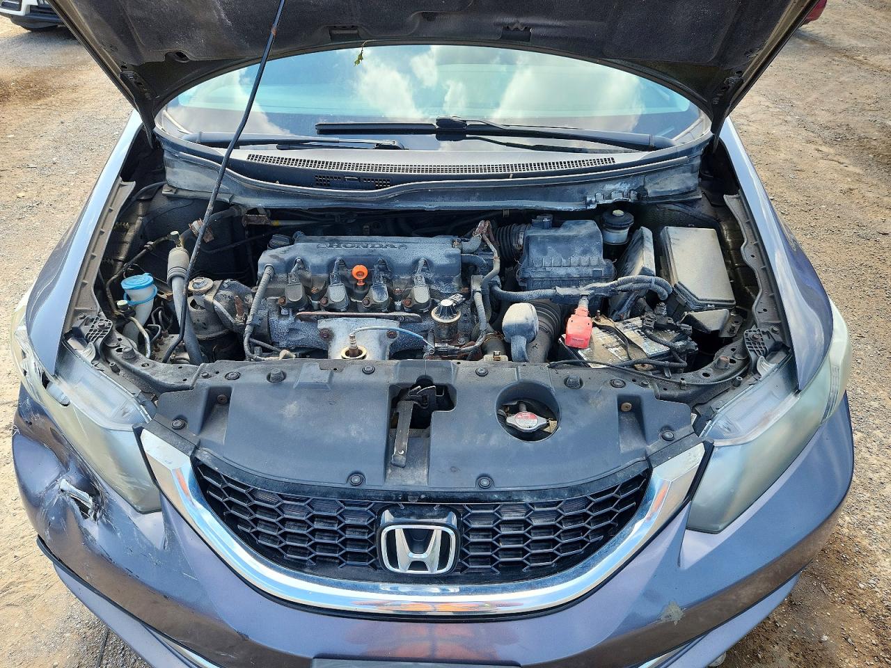 2015 Honda Civic Lx Серый vin: 2HGFB2F54FH012094