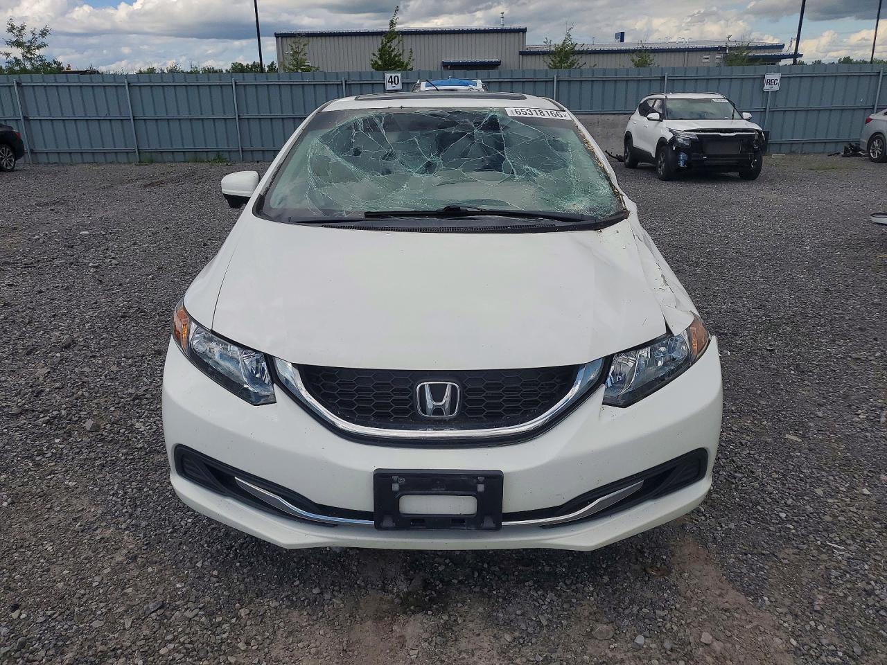 2015 Honda Civic Lx White vin: 2HGFB2F54FH025346