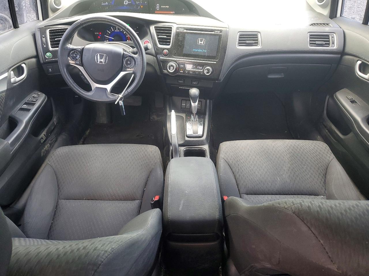 2015 Honda Civic Lx White vin: 2HGFB2F54FH025346