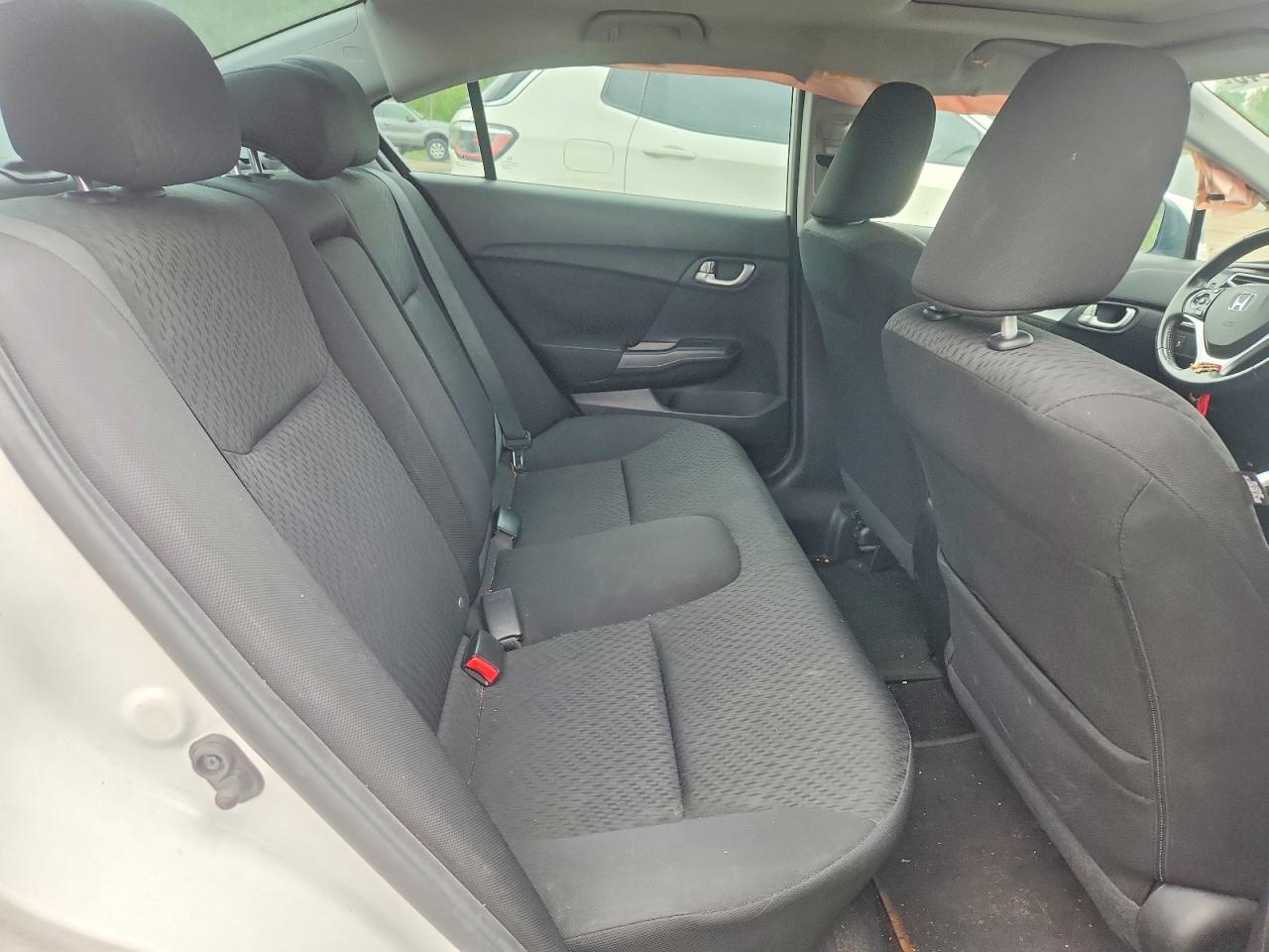 2015 Honda Civic Lx White vin: 2HGFB2F54FH027792