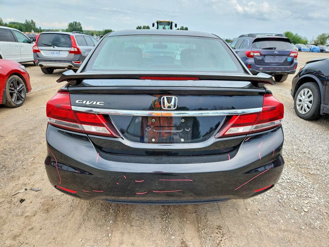 2015 Honda Civic Lx Black vin: 2HGFB2F54FH055933