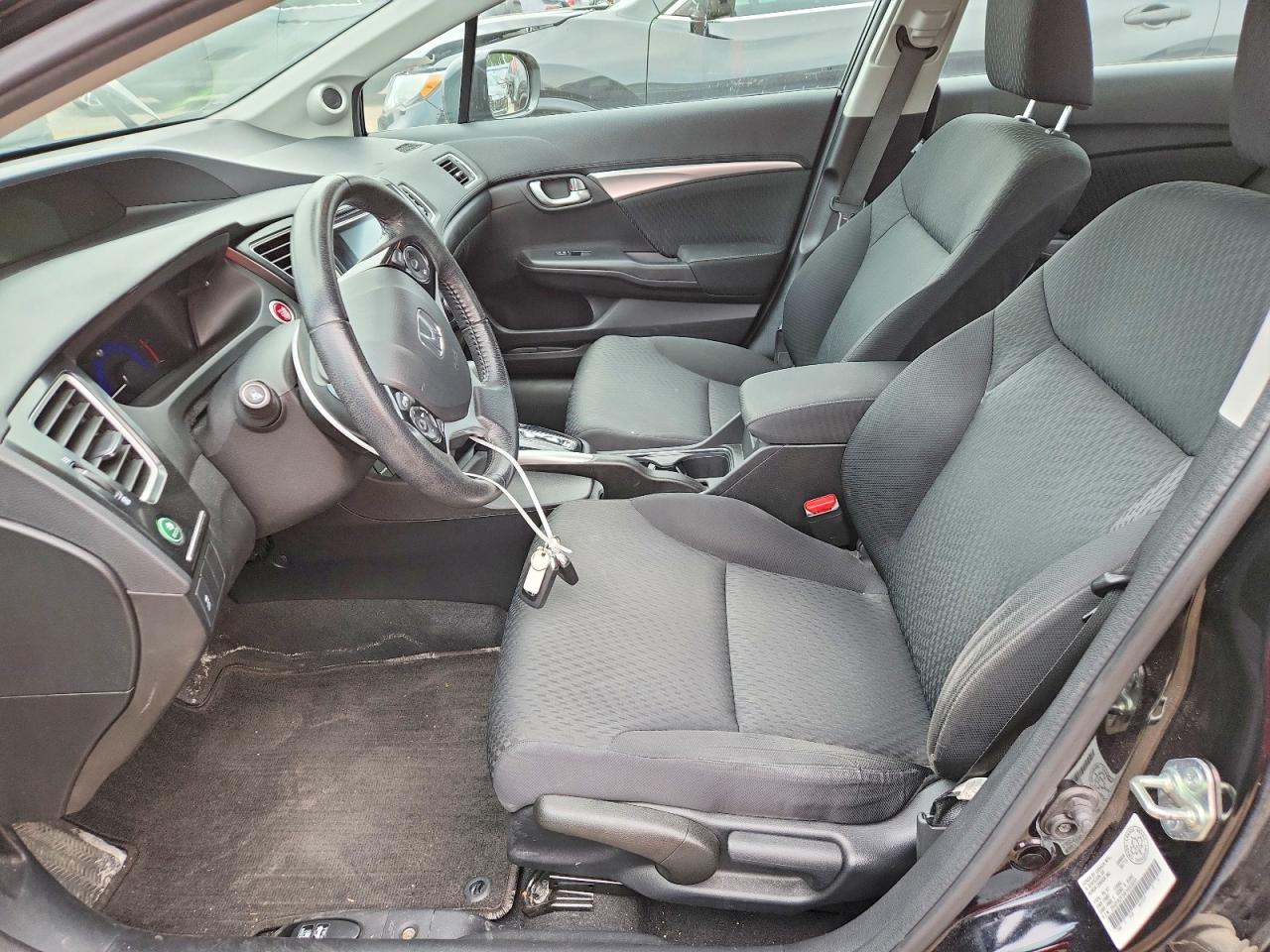 2015 Honda Civic Lx Black vin: 2HGFB2F54FH055933