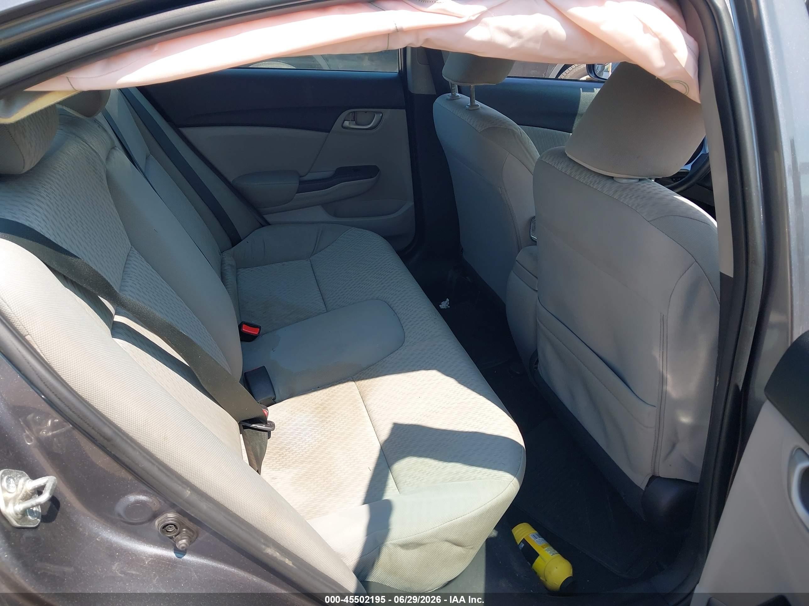 2015 Honda Civic Lx Gray vin: 2HGFB2F54FH509632