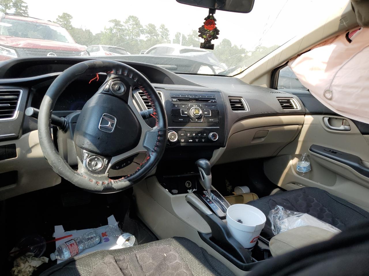 2015 Honda Civic Lx Brown vin: 2HGFB2F54FH510358