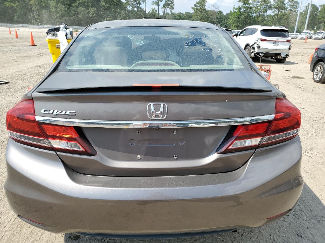2015 Honda Civic Lx Brown vin: 2HGFB2F54FH510358