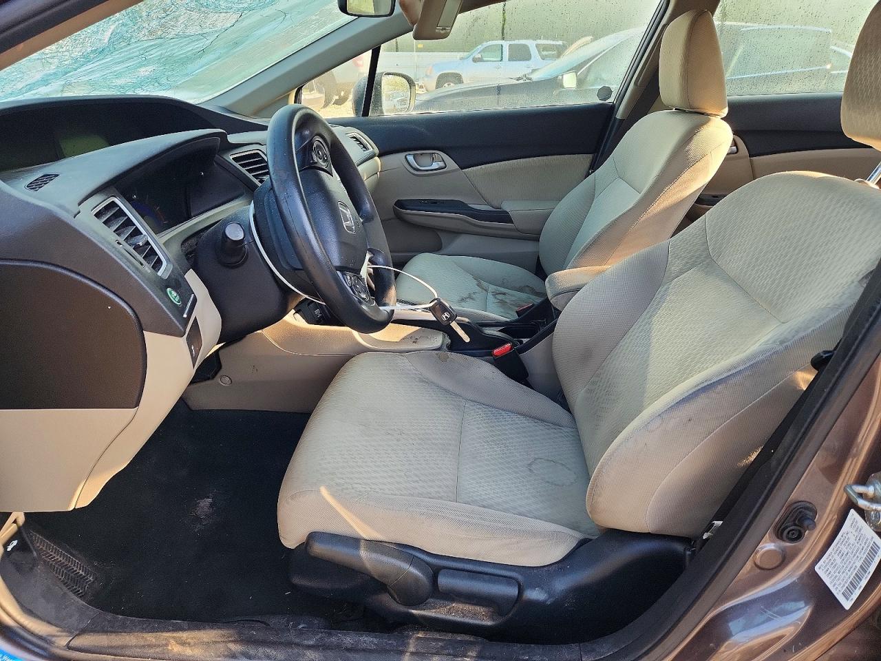 2015 Honda Civic Lx Gray vin: 2HGFB2F54FH510408