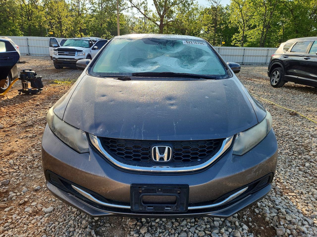2015 Honda Civic Lx Gray vin: 2HGFB2F54FH510408