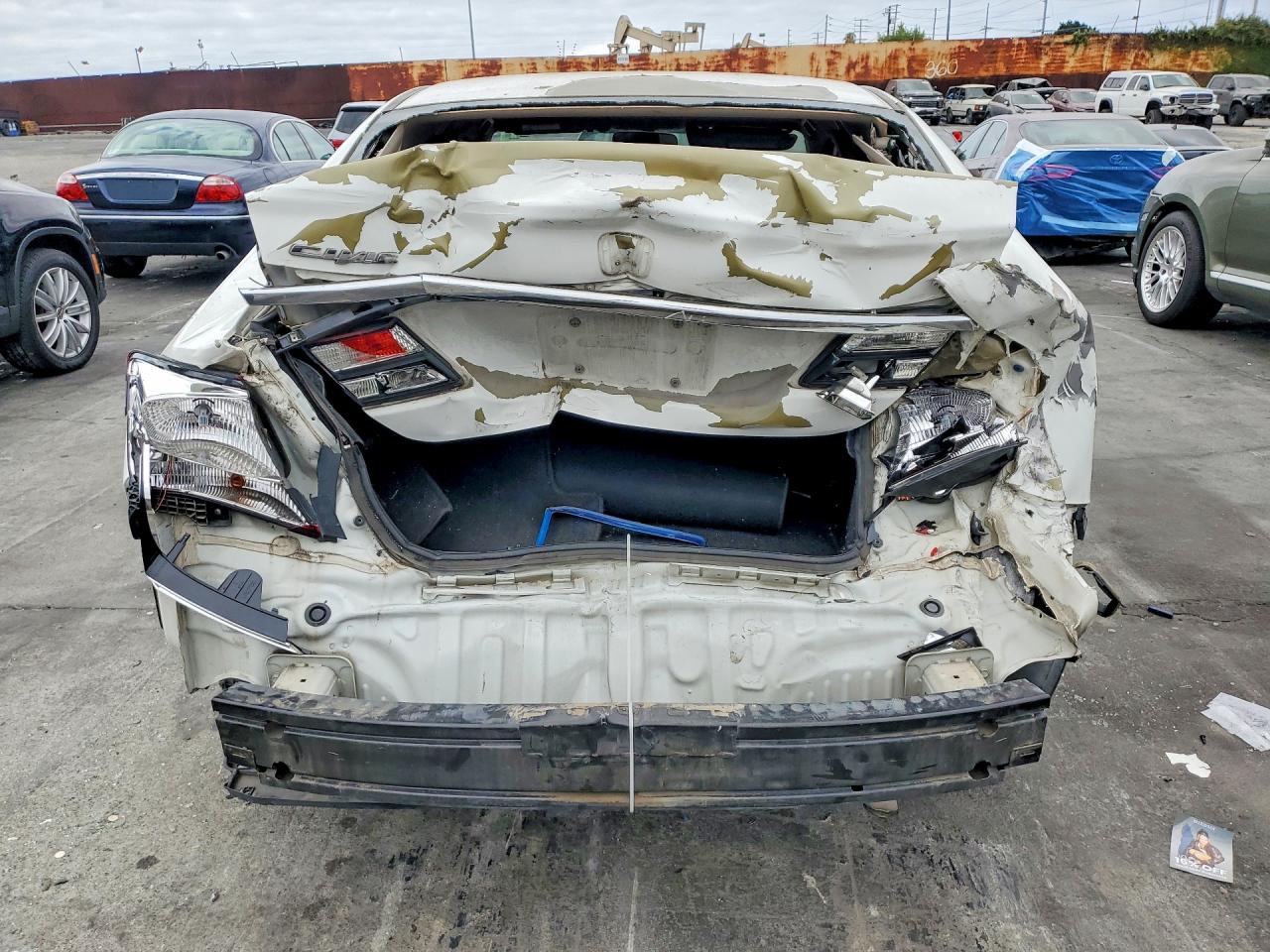 2015 Hond Civic Lx Белый vin: 2HGFB2F54FH512692