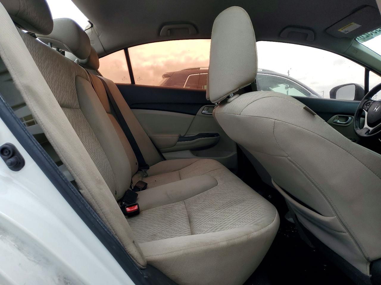 2015 Hond Civic Lx Белый vin: 2HGFB2F54FH512692