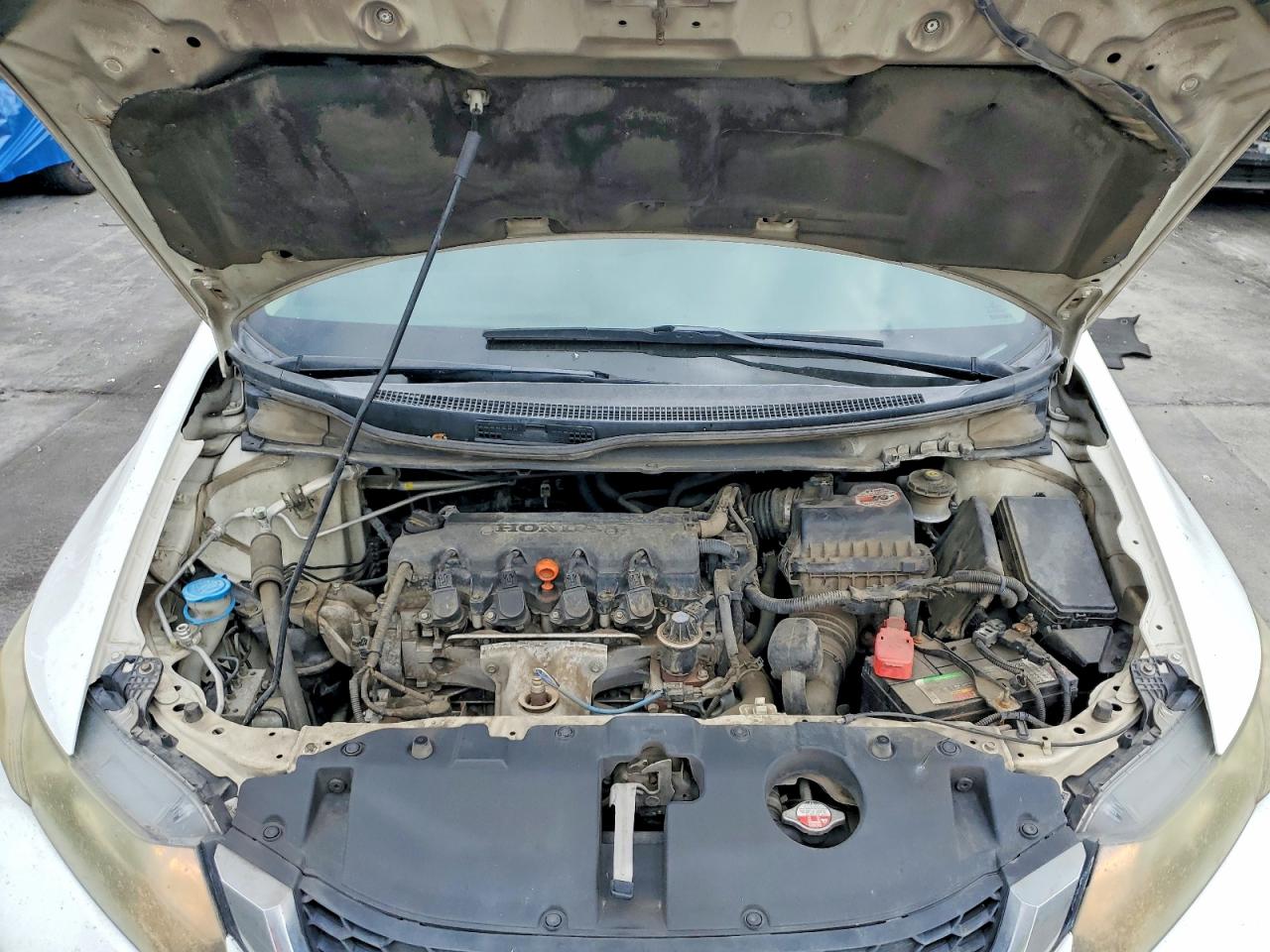 2015 Hond Civic Lx Белый vin: 2HGFB2F54FH512692