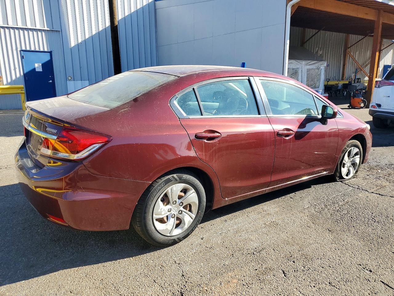 2015 Honda Civic Lx Темно-бордовый vin: 2HGFB2F54FH521019