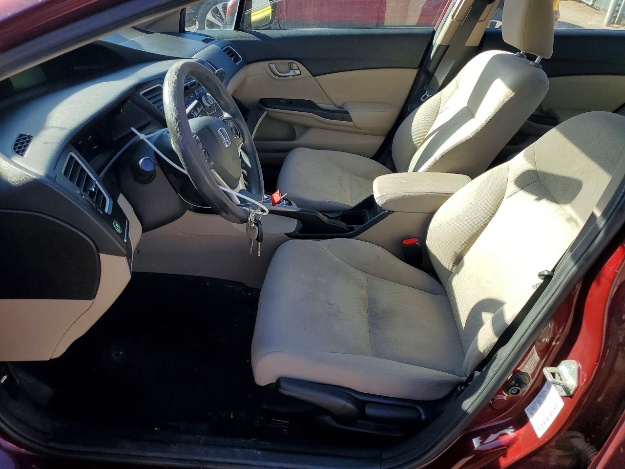 2015 Honda Civic Lx Темно-бордовый vin: 2HGFB2F54FH521019