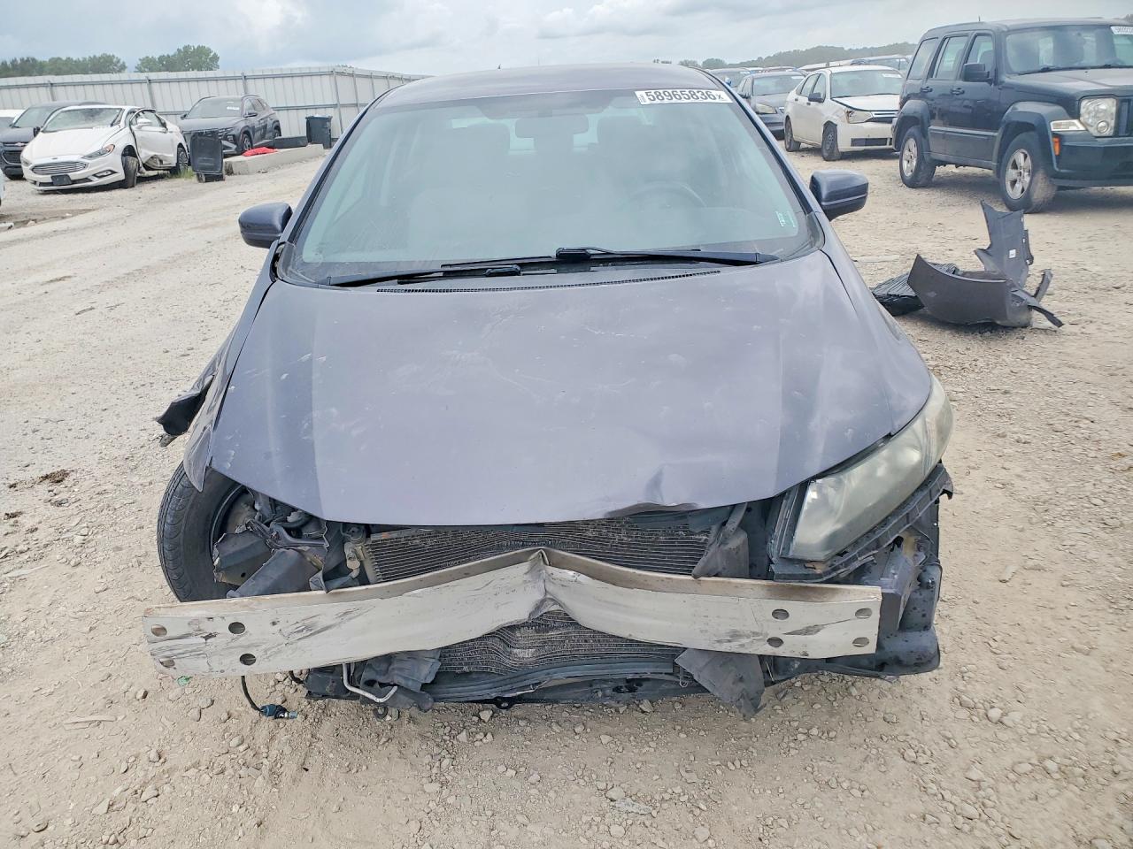 2015 Honda Civic Lx Gray vin: 2HGFB2F54FH521618