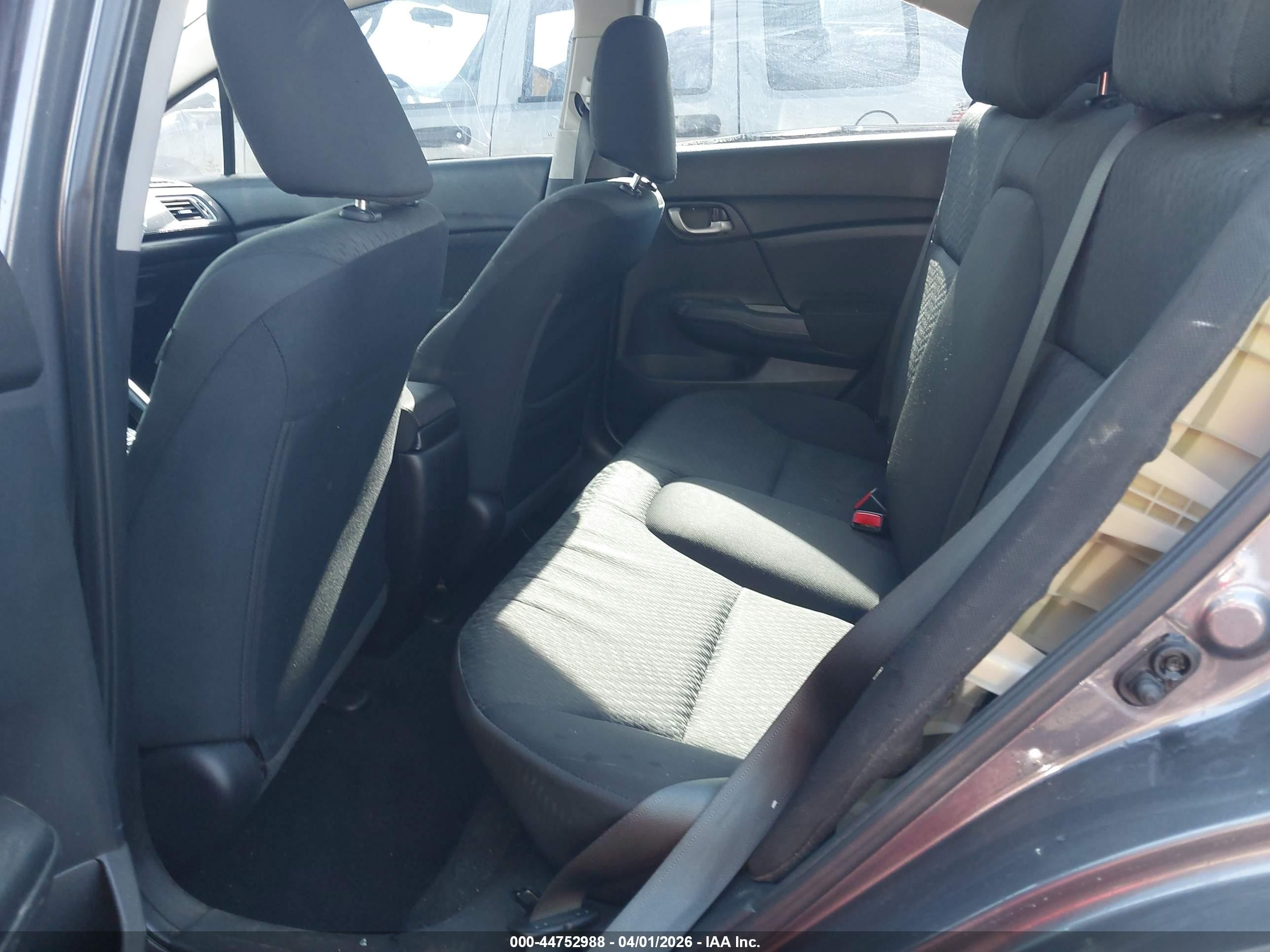 2015 Honda Civic Lx Gray vin: 2HGFB2F54FH523630