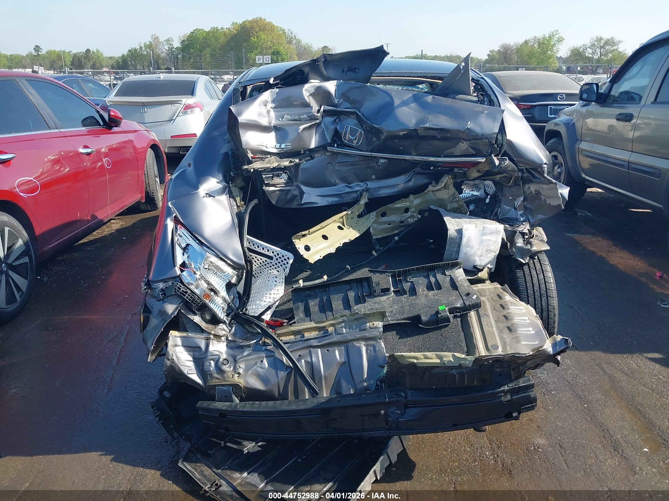 2015 Honda Civic Lx Gray vin: 2HGFB2F54FH523630