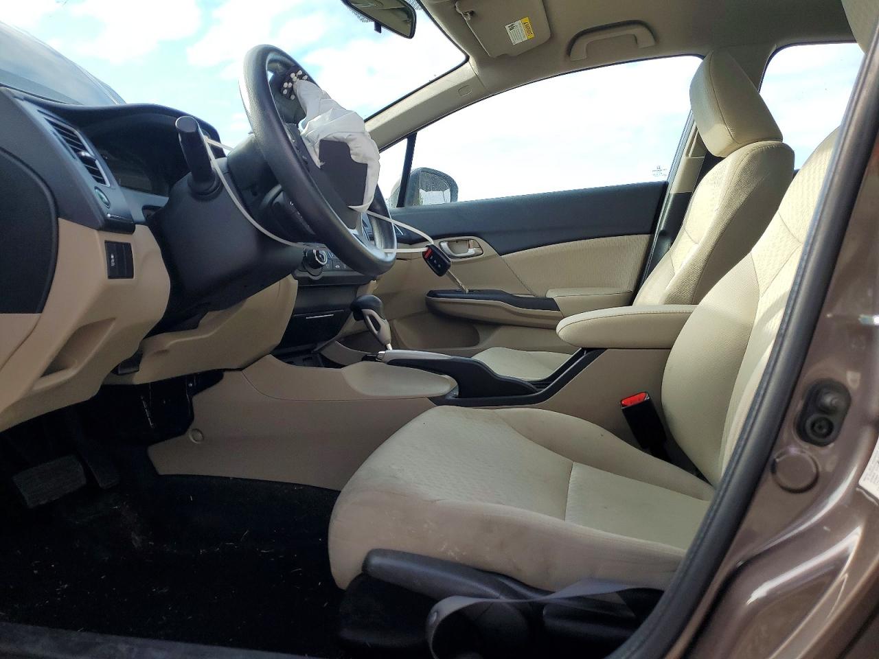 2015 Honda Civic Lx Gray vin: 2HGFB2F54FH537611