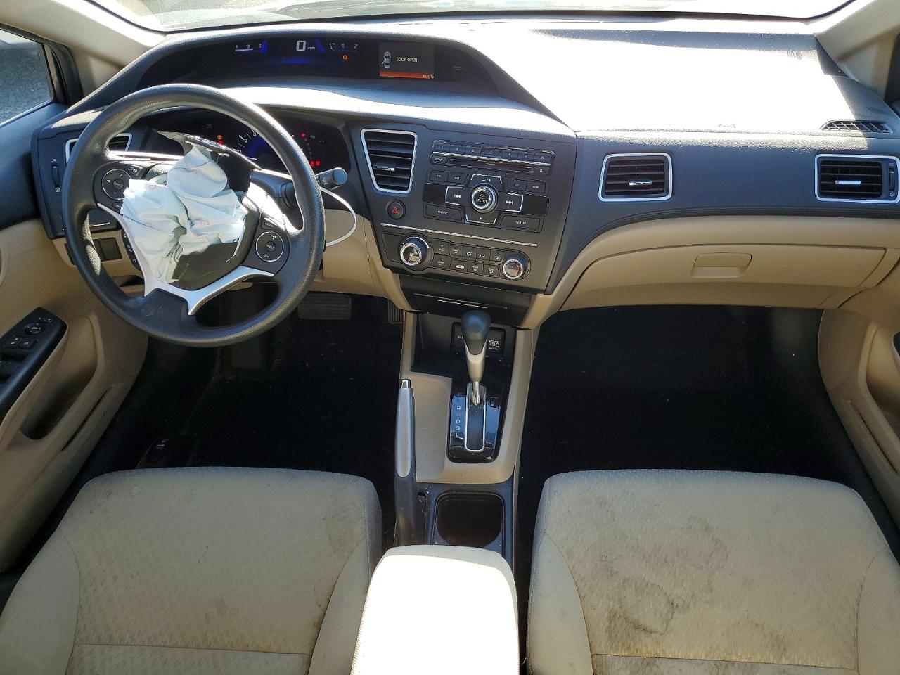 2015 Honda Civic Lx Gray vin: 2HGFB2F54FH537611