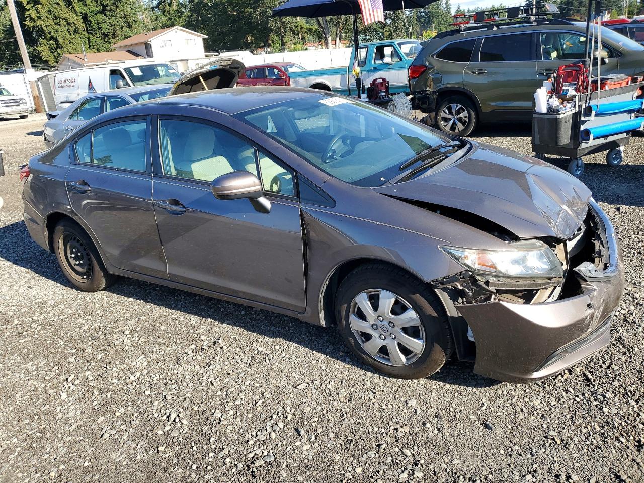 2015 Honda Civic Lx Gray vin: 2HGFB2F54FH537611
