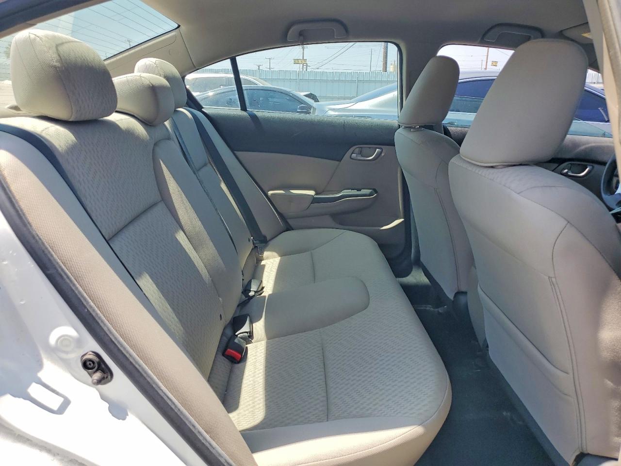2015 Honda Civic Lx White vin: 2HGFB2F54FH546731
