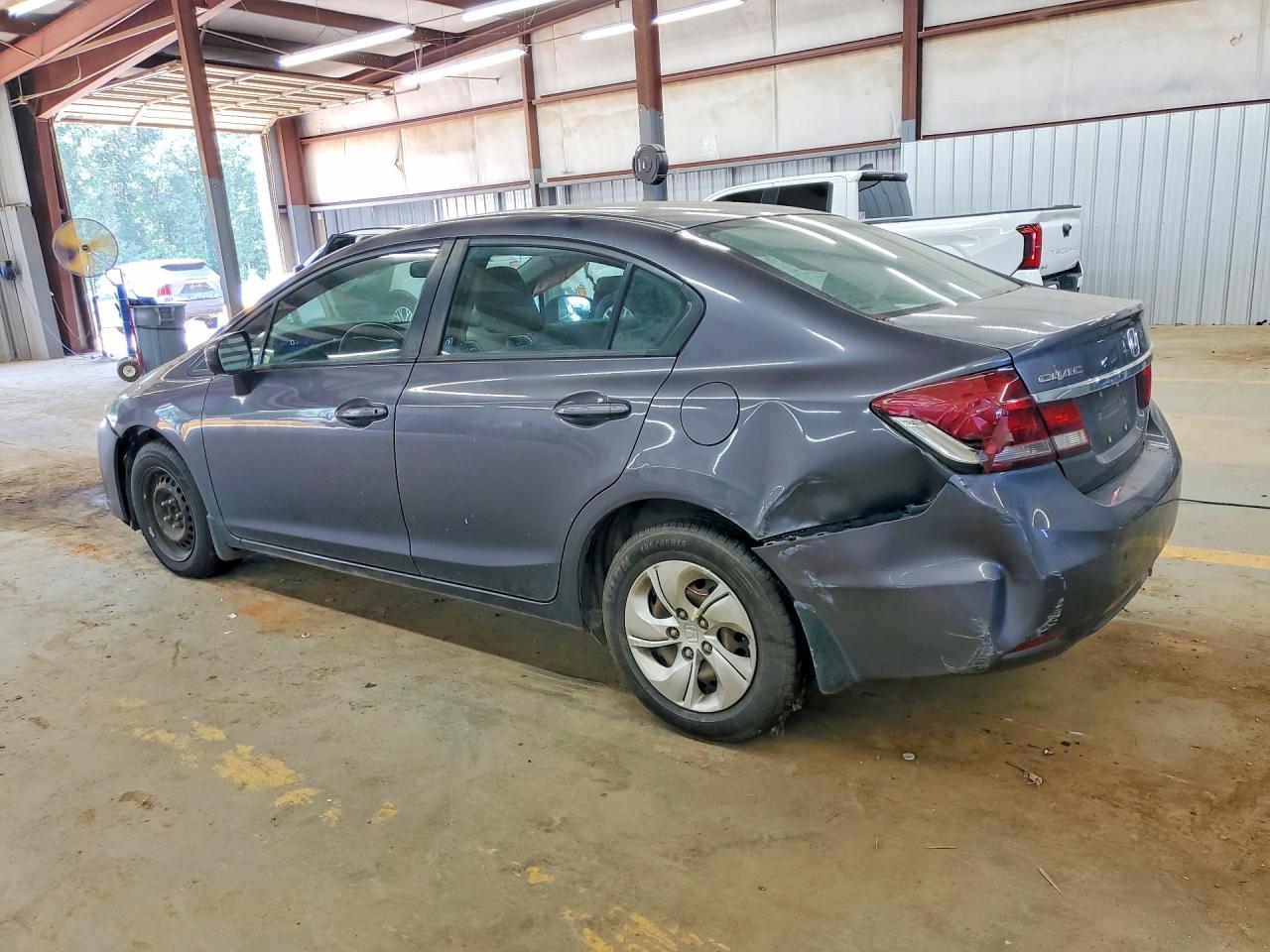 2015 Honda Civic Lx Gray vin: 2HGFB2F54FH552559