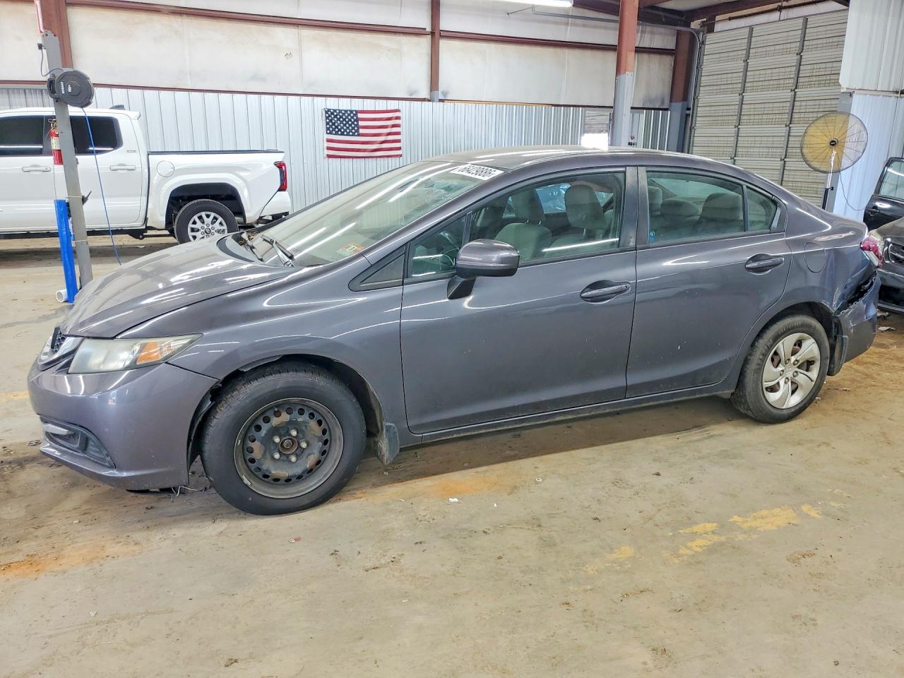 2015 Honda Civic Lx Gray vin: 2HGFB2F54FH552559