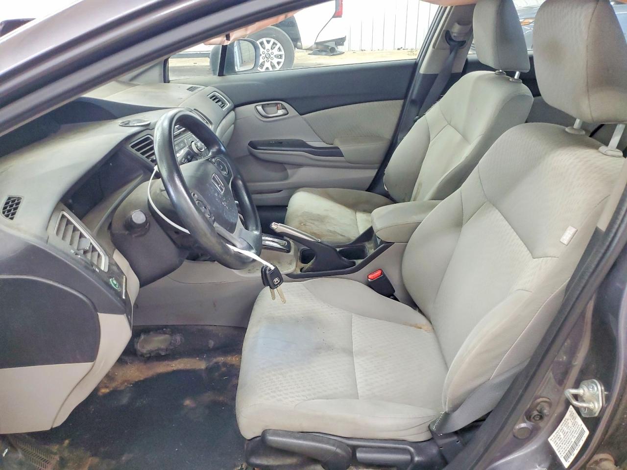 2015 Honda Civic Lx Gray vin: 2HGFB2F54FH552559