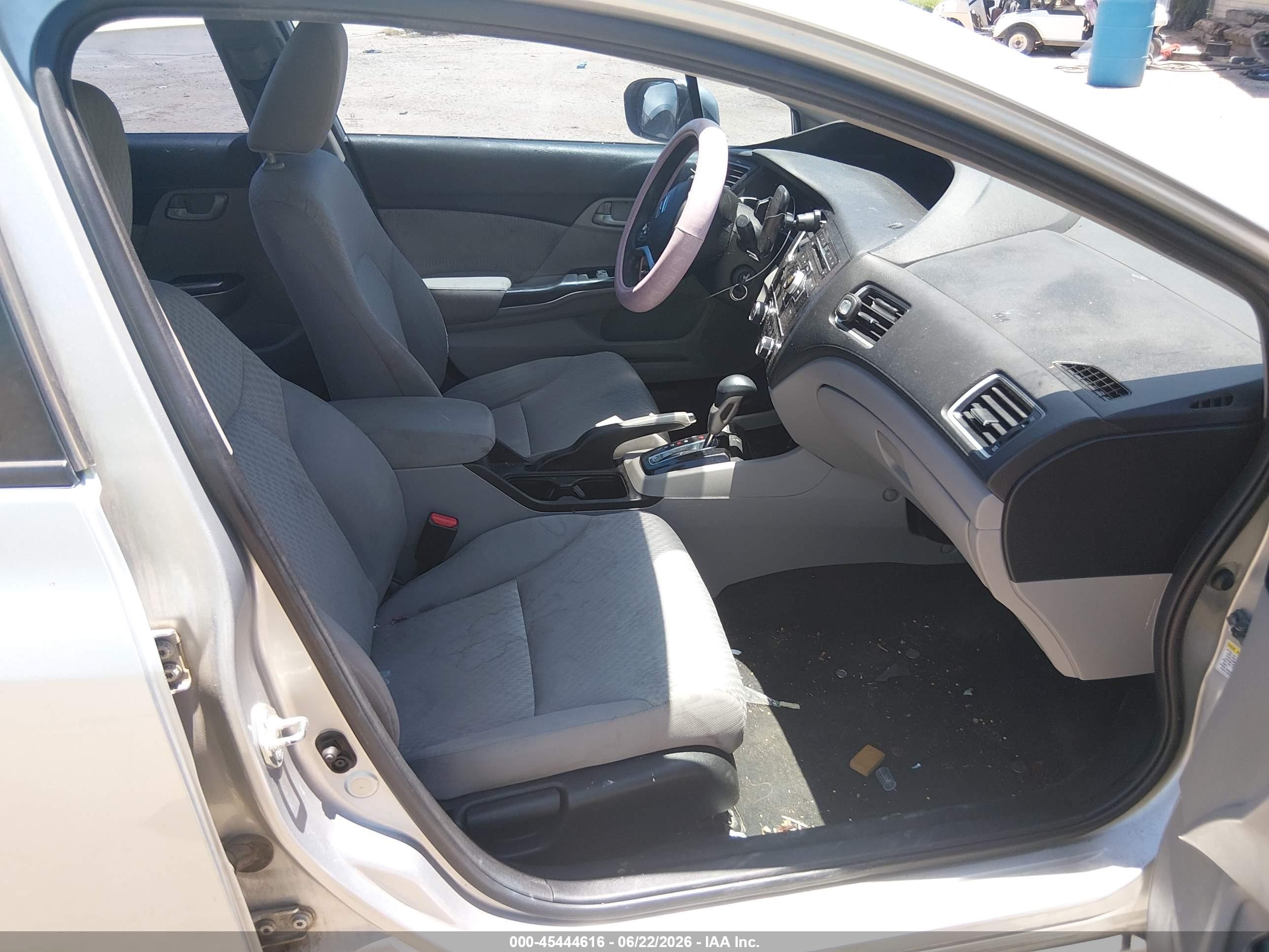 2015 Honda Civic Lx Silver vin: 2HGFB2F54FH553470