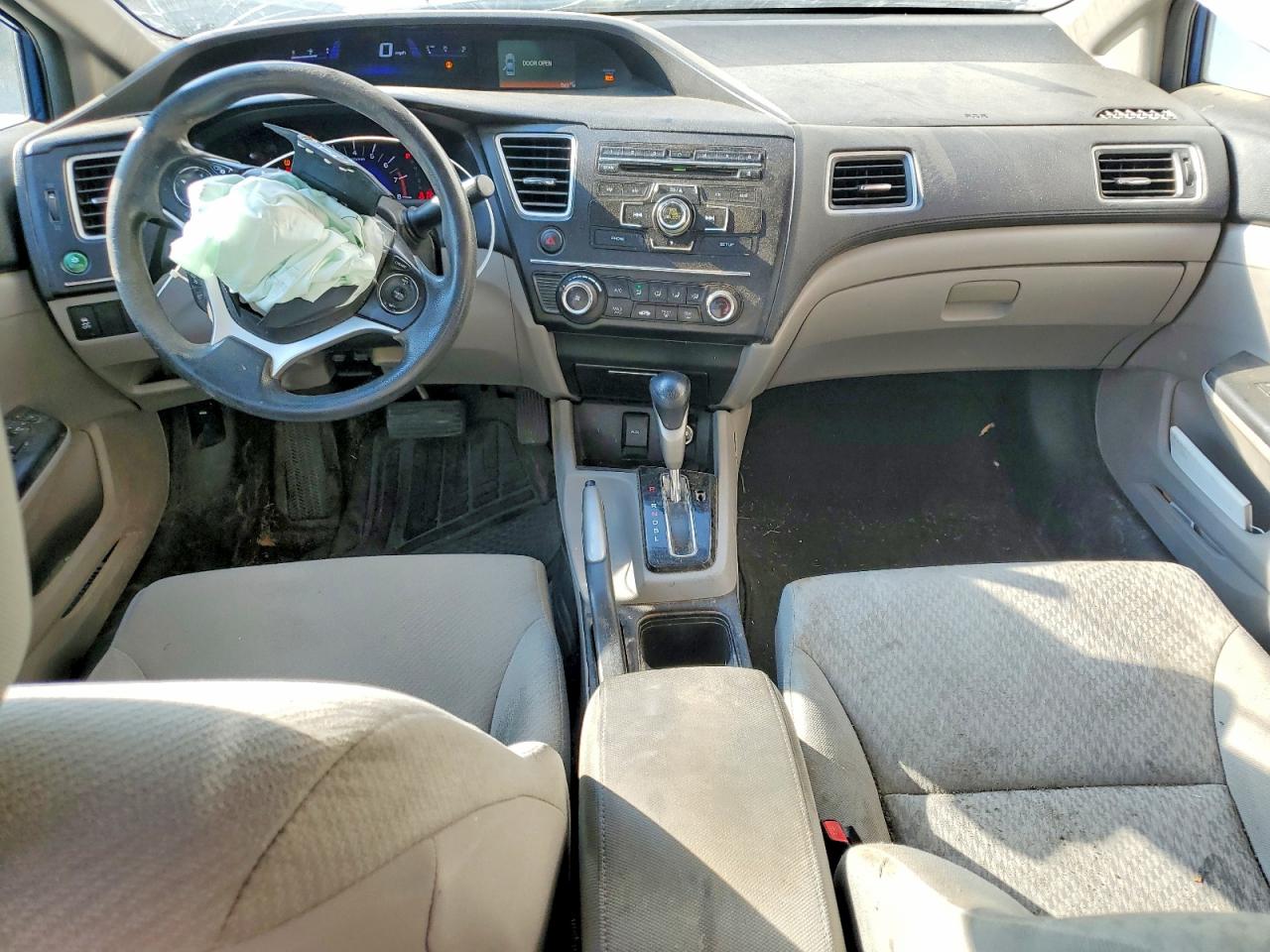 2015 Honda Civic Lx Blue vin: 2HGFB2F54FH556580