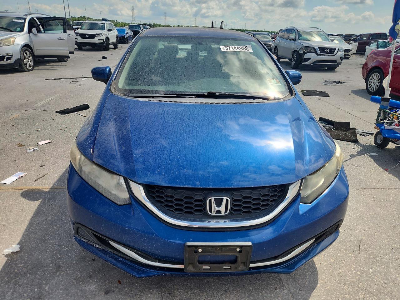 2015 Honda Civic Lx Blue vin: 2HGFB2F54FH560676