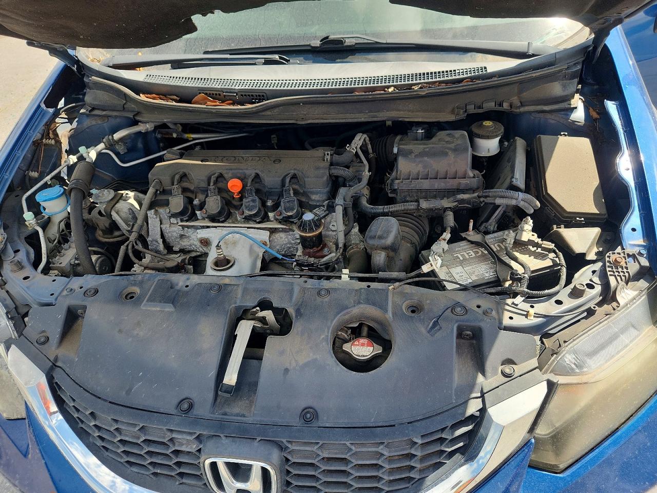 2015 Honda Civic Lx Blue vin: 2HGFB2F54FH560676