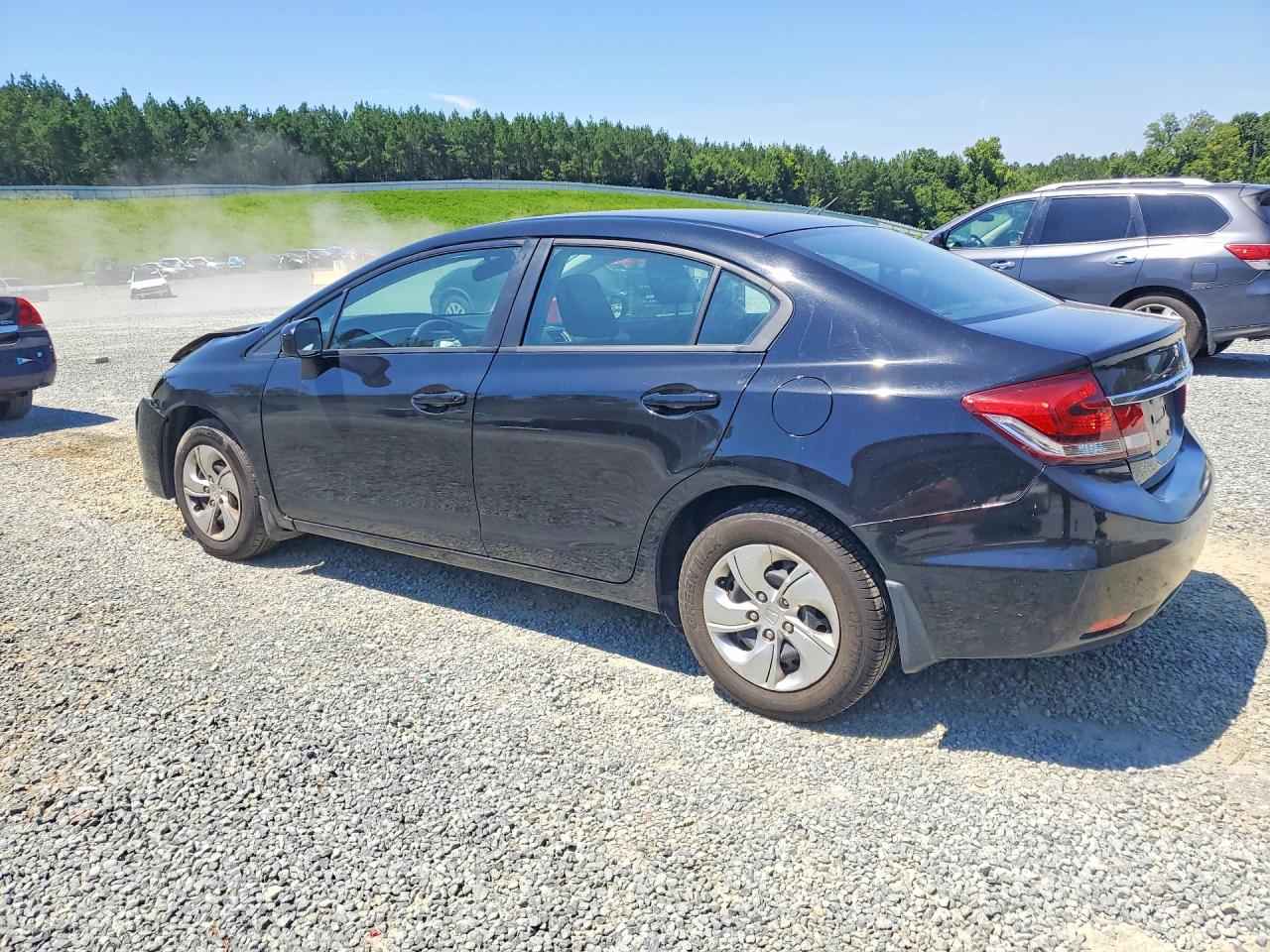 2015 Honda Civic Lx Black vin: 2HGFB2F54FH567353