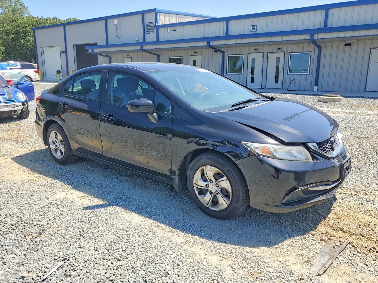 2015 Honda Civic Lx Black vin: 2HGFB2F54FH567353