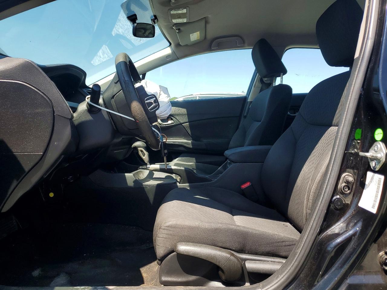 2015 Honda Civic Lx Black vin: 2HGFB2F54FH567353