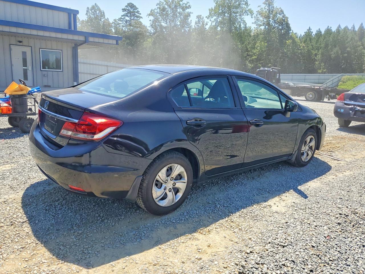 2015 Honda Civic Lx Black vin: 2HGFB2F54FH567353