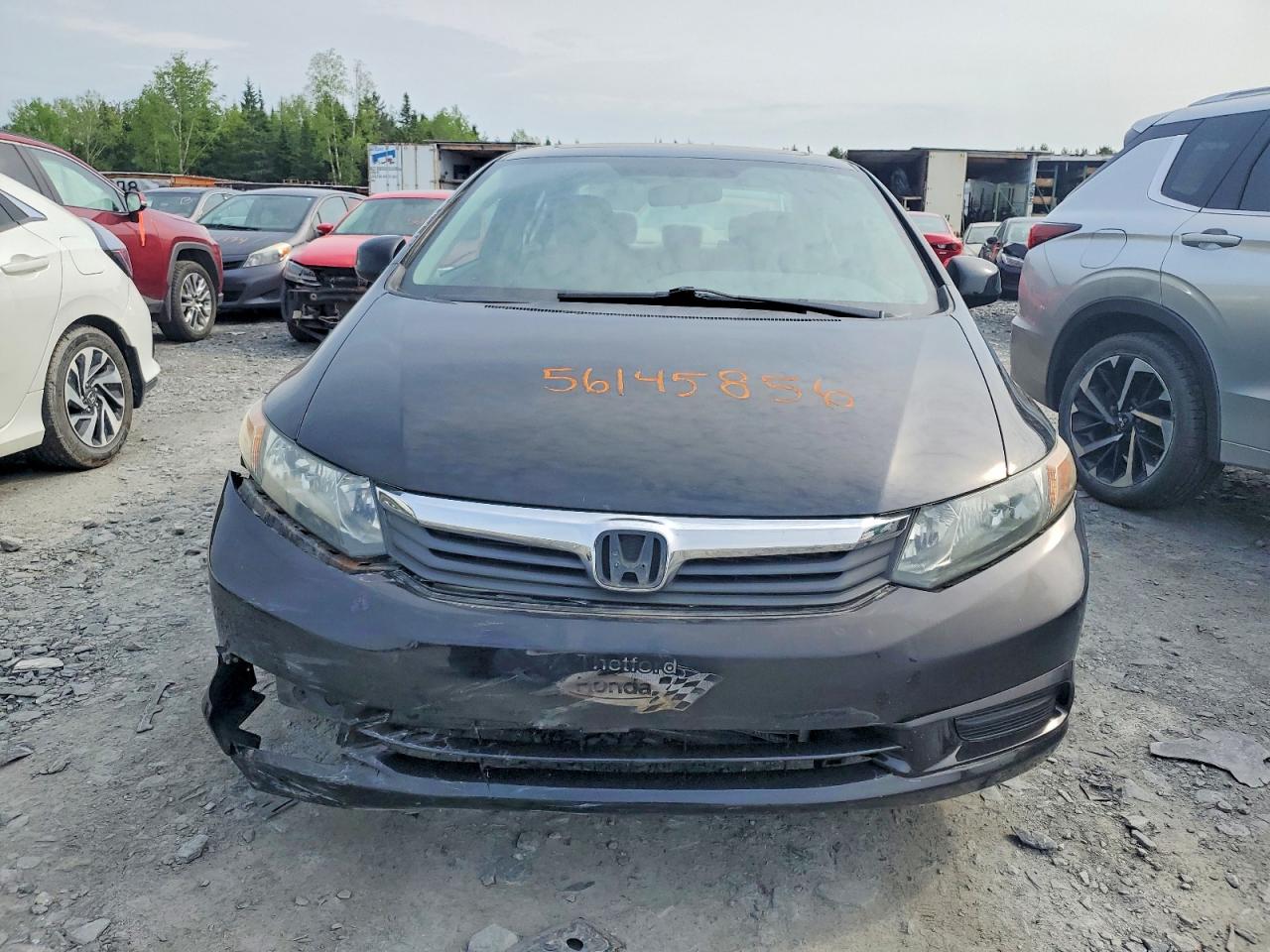 2012 Honda Civic Lx Black vin: 2HGFB2F55CH030308